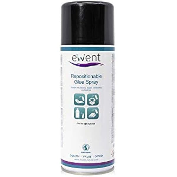 Återanvändbart lim - EWENT - EW5625 - 400ml - Snabbtorkande - För lätta material
