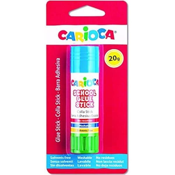 Colle-sticka - CARIOCA - 42071 - Blister med 20 g - Ideal för kreativa aktiviteter - Lätt att använda