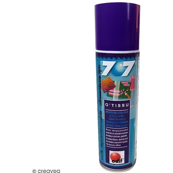 Återställbar lim för tyg - ODIF - 707 - 250 ml - Temporärt lim - Praktisk spray