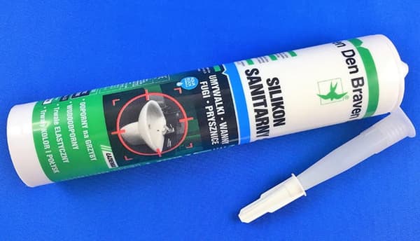 Den Braven Sanitær Silikone 280ml hvid 617000