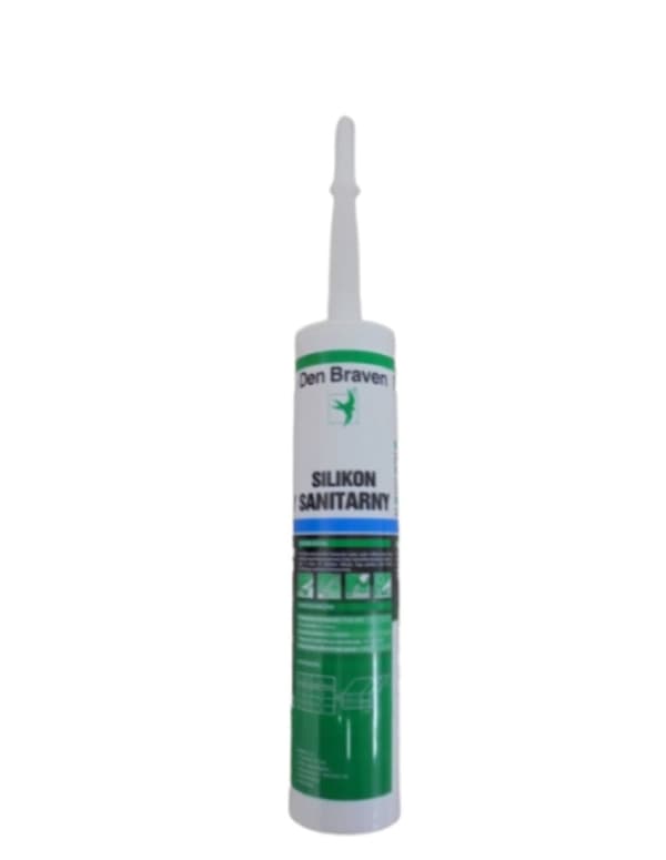 Den Braven Sanitær Silikone 280ml hvid 617000