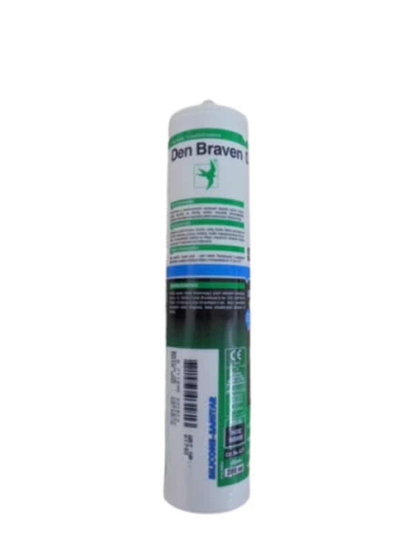 Den Braven Sanitær Silikone 280ml hvid 617000