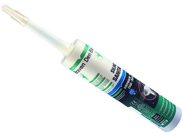 Den Braven Sanitær Silikone 280ml hvid 617000