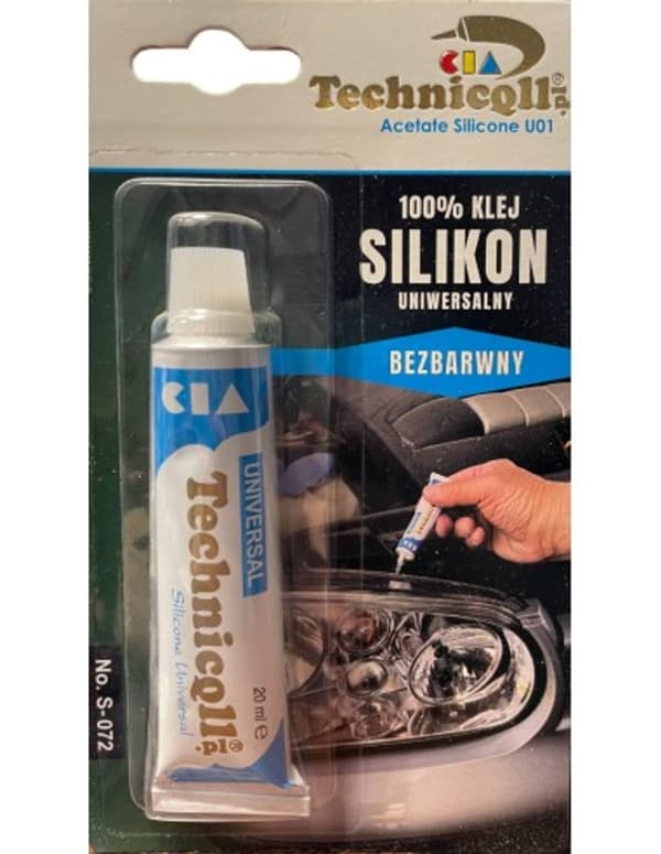 Universal silikon färglös 20ml Technicqll S-072