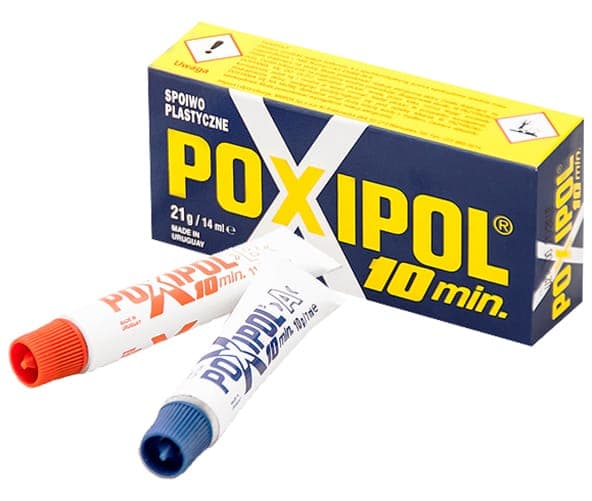 Poxipol tokomponentslim 14 ml 10 min (blå)