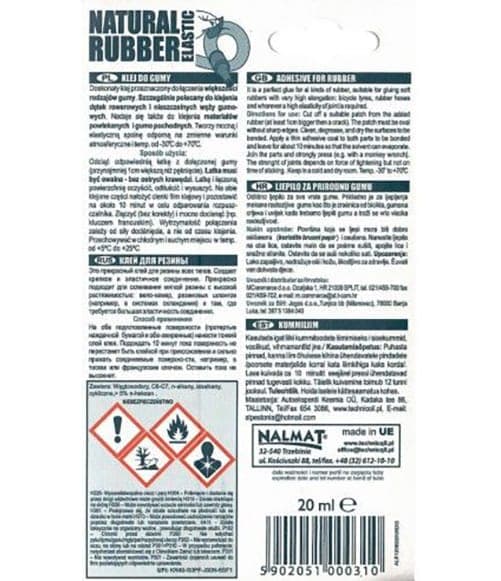 Kumiliima Joustava kumipohjainen 20ml R-310