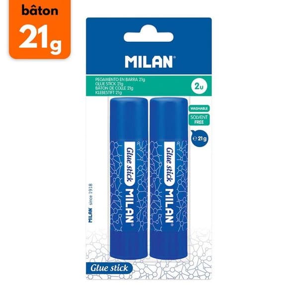 Set med 2 MAXI limstift 21g MILAN