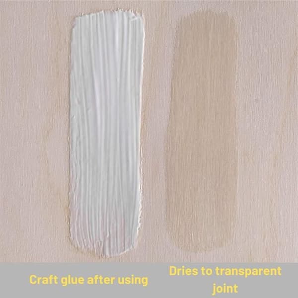 Creative Deco Vit PVA flytande lim | 1L | Universell icke-giftig vinyl | För filtglaspapp Tyg Trä Läderpapper