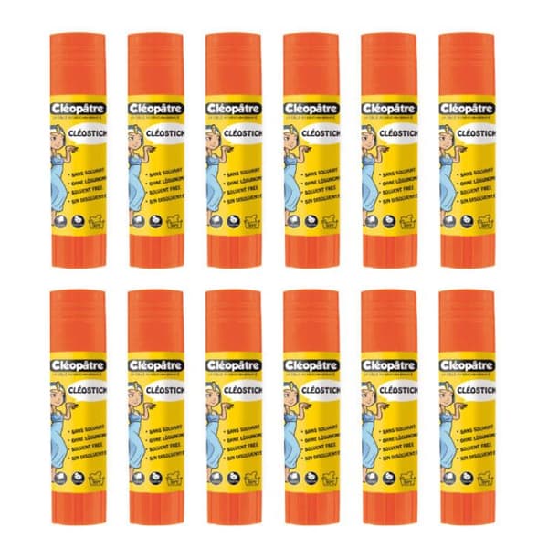 Set med 12 Cleostick limstift - 8G - Cleopatra