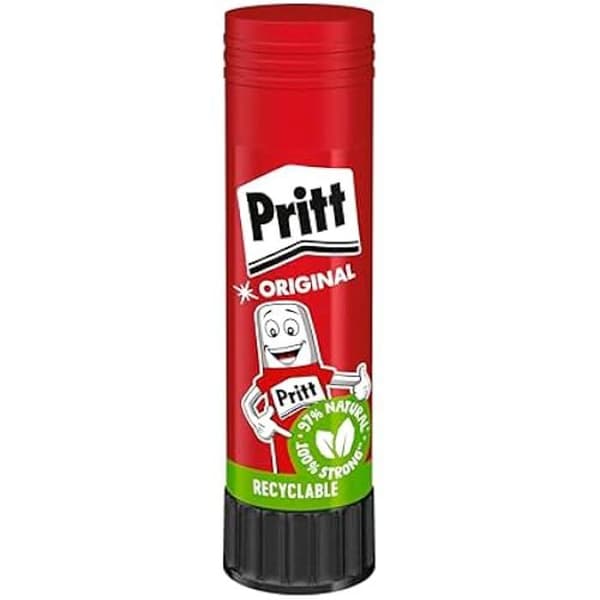 Klibbor - PRITT - Modell PBS6B - Paket med 2 - 22 g - Utan PVC och lösningsmedel