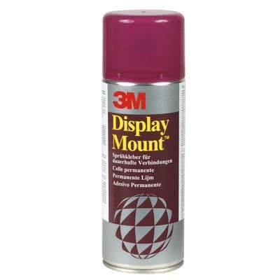 Dekorationslim - 3M - 400ml aerosol - Mycket resistent - Idealisk för studiodekorationer - Multi-stöd