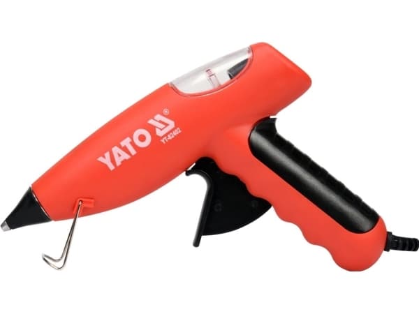 Yato YT-82402, Elektrisk limpistol, Rød, Keramisk, Glass, Metall, Plast, Tre, 15 g/min, 180 s, 1,1 cm