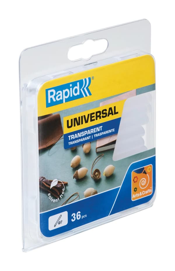Limstænger til limpistol Rapid EG Point 125g 7mm - (36 stk.)