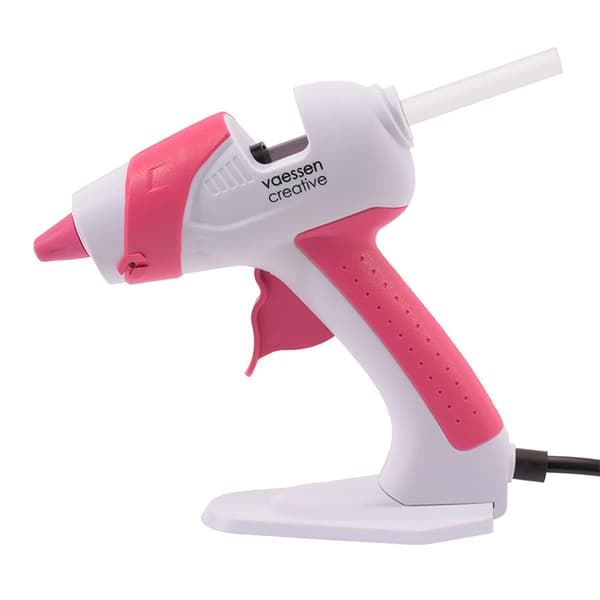Limpistol Vaessen - Rosa/Vit - Inkl. 10 Limstänger