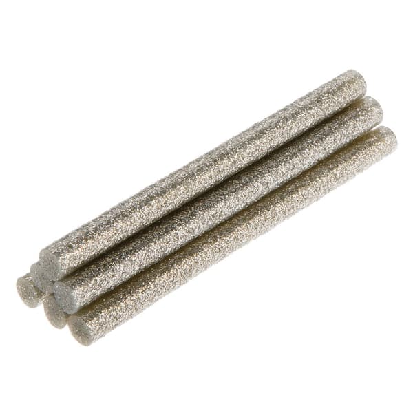 8 mm limstift, glittersilver, 6 st.