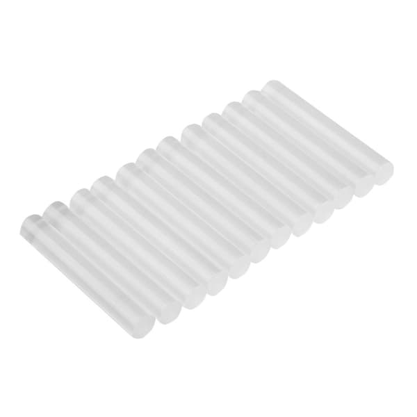 Limstifter 8 mm, gennemsigtige, 12 stk.