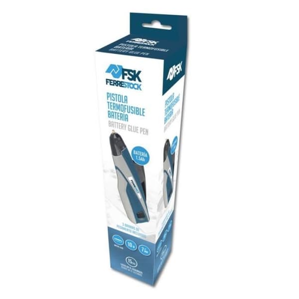 Termoplastpistol - Ferrestock - 10 W - Ergonomisk - USB-uppladdningsbar - Droppsäker