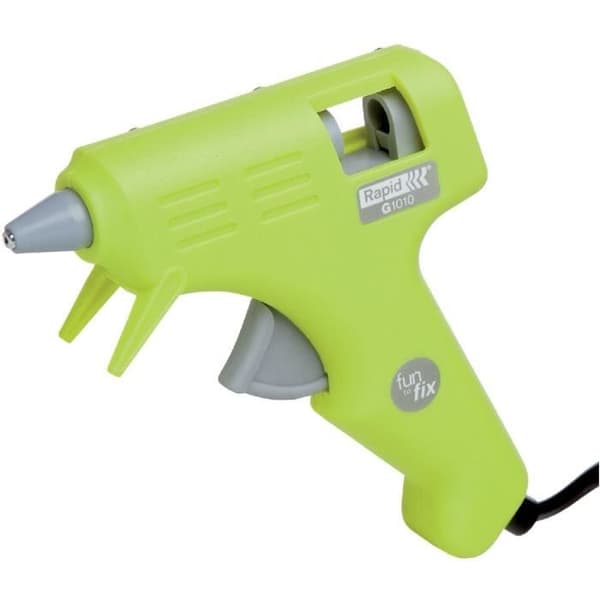 RAPID G1010 Fun2Fix limpistol - Elektrisk - Trådbunden - 7 mm precisionsmunstycke - Grön och grå