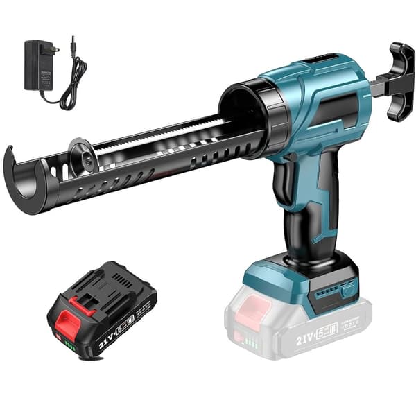 Elektrisk limpistol, 4 justerbare hastigheder, 300KG tryk,Med 1XBatteri