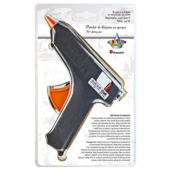 Varmlimpistol 40W Titanum
