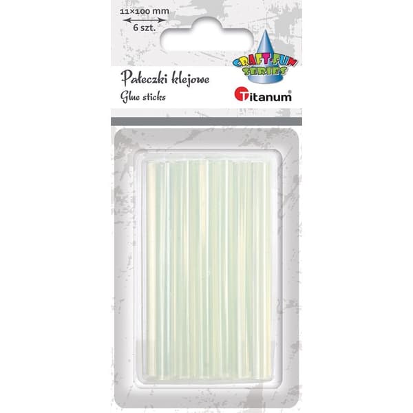 Liimapistooli 11 mm x 10 cm 6 kpl Titaania