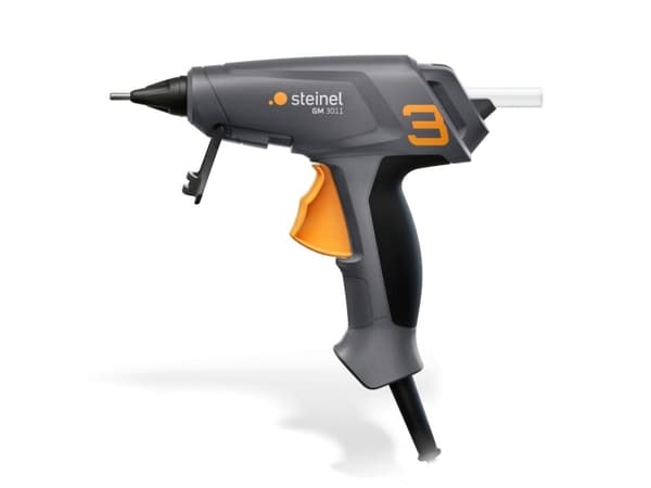 STEINEL Gluematic 3011 Koffer Klebepistole, Elektrisk limpistol, Grå, Oransje, Fotoark kartong, Keramisk, Glass, Lær, Plast, Gummi, Tre, 16 g/min, 1,