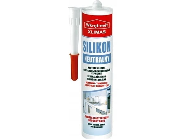 SILIKON NEUTRAL SNE-310-BB KARTONG 310&nbsp|ml färglös WKRĘT-MET KLIMAS