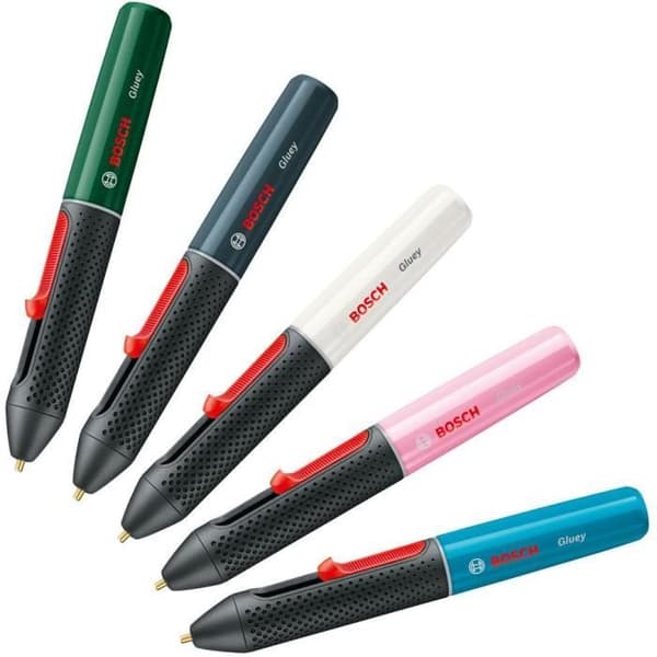 Bosch sladdlös limpistol - klibbig marshmallow (vit, med 20 limstift)