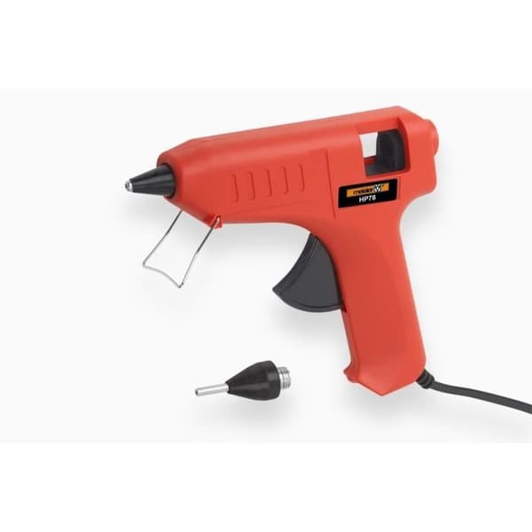 MEISTER limpistol - 20W-78W - Mekanisk matning - Temperatur 175°C - Flödeshastighet 10-14g/min - Vit och svart