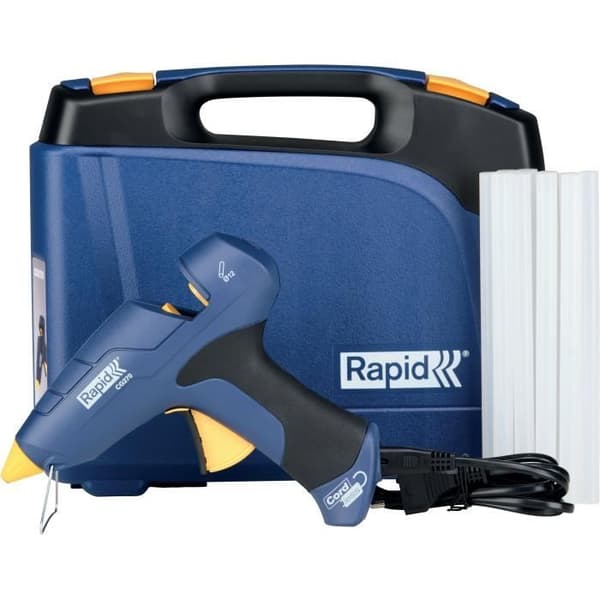 RAPID - CG270 Liimapistooli - Irrotettava laatikko + 10 liimapuikkoa