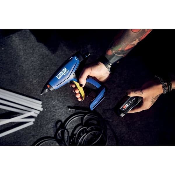 18 V 900 g/h akkukäyttöinen liimapistooli - RAPID - BGX500 - Laukku + 2,5 Ah akku + laturi