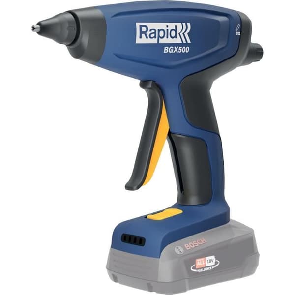 18V 900g/h batteridriven limpistol - RAPID - BGX500 - Låda utan batteri