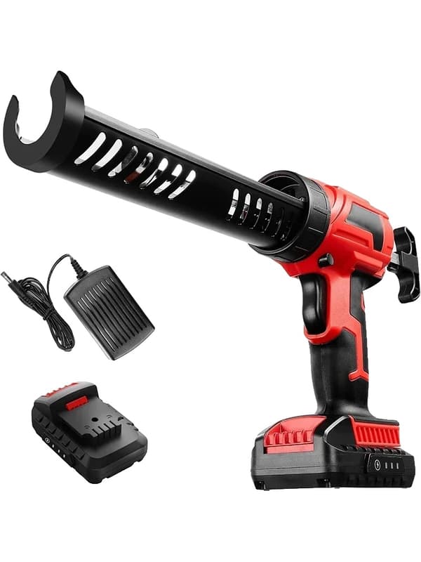 Trådløs elektrisk limpistol, 4-hastighedsjustering, 20V lithiumbatteri,Med 1PCS batteri