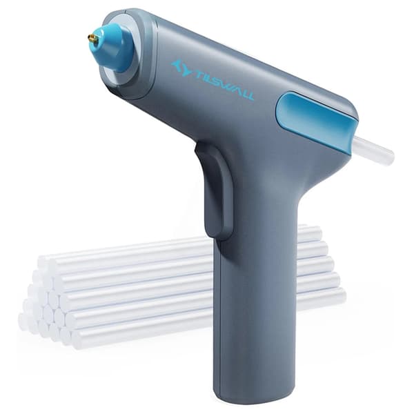 Tilswall Hot Glue Gun, Trådløs Design, Hurtig Opvarmningstid,W102