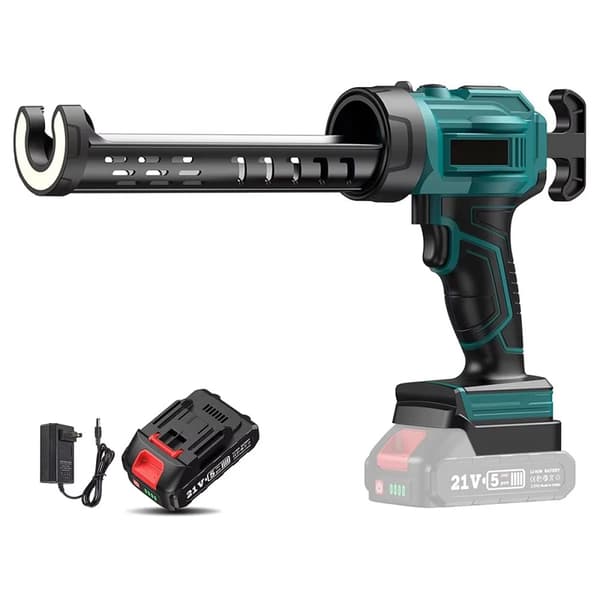 Trådløs elektrisk limpistol, maksimal spænding 18V, 4 hastighedsindstillinger, anti-drypp funktion,Med 1XBattery
