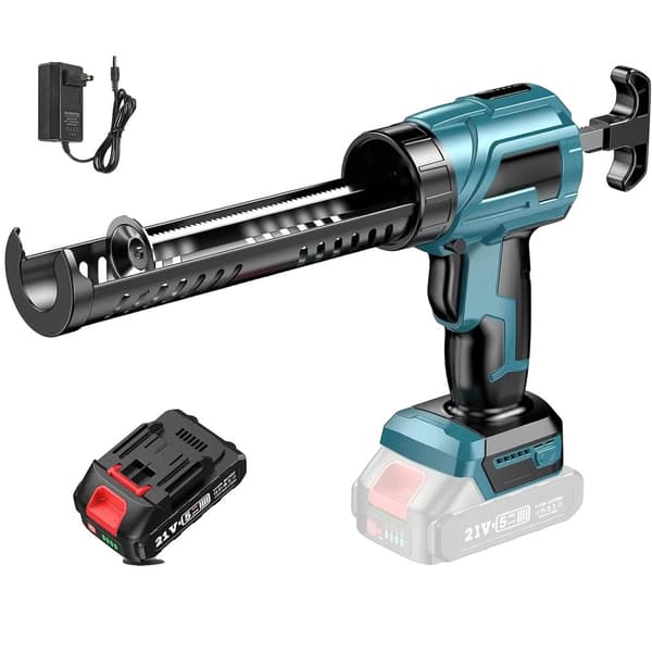 Elektrisk limpistol, justerbar hastighet, ergonomisk design, batteridriven,Med 1XBattery