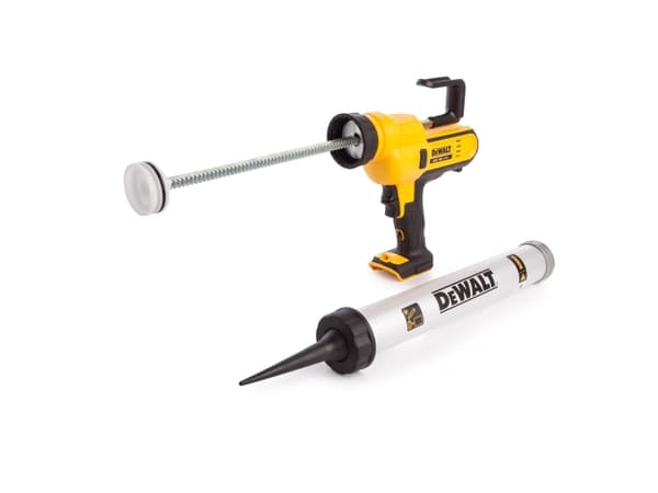 Dewalt fugepistol 18V XR - DCE581N-XJ 300-600ml. løs enhed uden batteri og lader. - SOLO