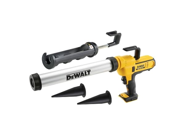 Dewalt fugepistol 18V XR - DCE581N-XJ 300-600ml. løs enhed uden batteri og lader. - SOLO