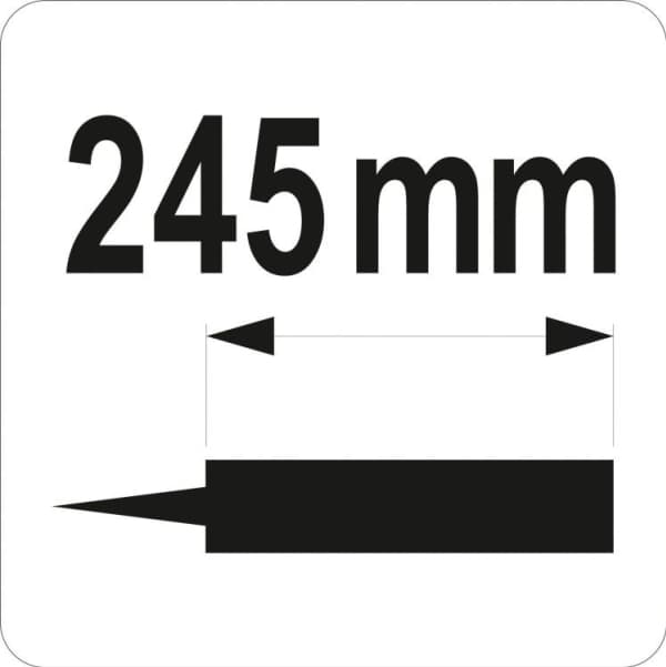 Yato YT-67574, Patruunallinen massapuristin, Musta, Oranssi, Hopea, Terästä, Alumiini, 800 ml, 1 kpl