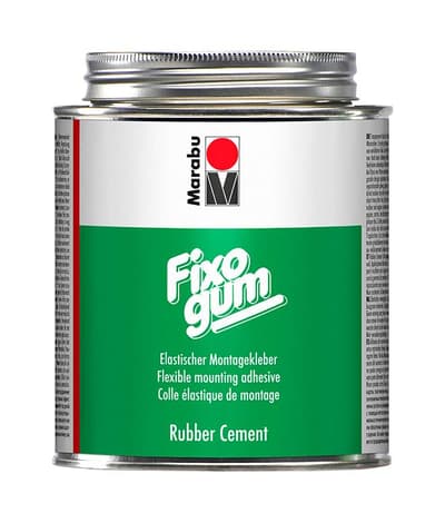 Gummiklister Marabu Fixogum, 500 gram, i plåtburk (syrafritt)