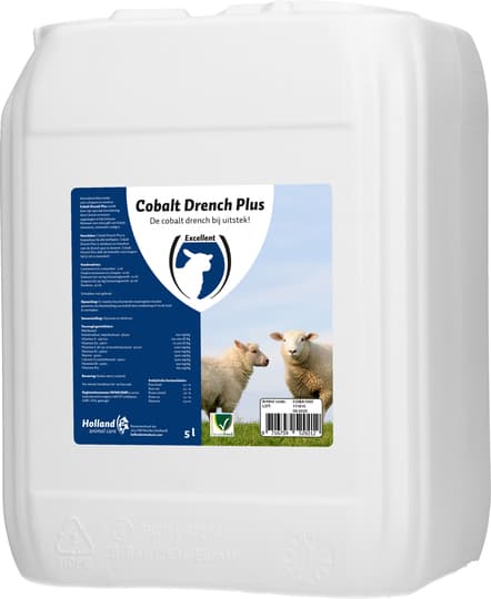 Cobalt Drench PLUS - Tilskudsfoder til får, lam, kvæg og kalve 5L