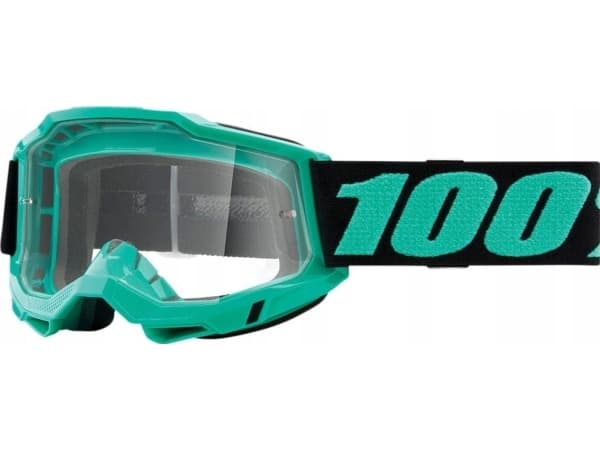 100% Goggles 100% ACCURI 2 TOKYO (Transparent Glass Anti-Fog, LT 88% -92%) (NEW)