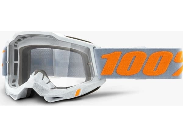 100% Goggles 100% ACCURI 2 SPEEDCO (Transparent Glass Anti-Fog, LT 88% -92%) (NEW)