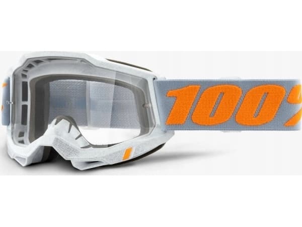 100% Goggles 100% ACCURI 2 LEFLEUR (Transparent Glass Anti-Fog, LT 88% -92%) (NEW)