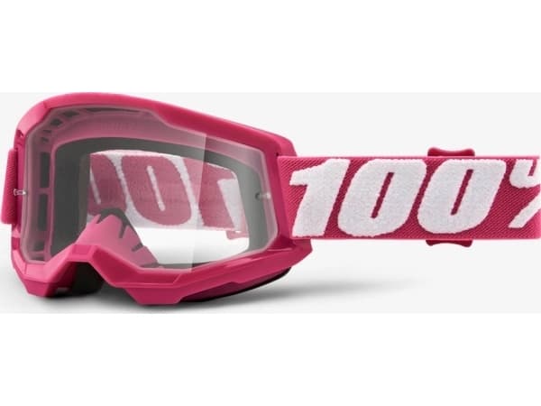 100 % beskyttelsesbriller 100 % STRATA 2 FLETCHER (klar anti-tåkelinse, LT 88 %-92 %) (NY)