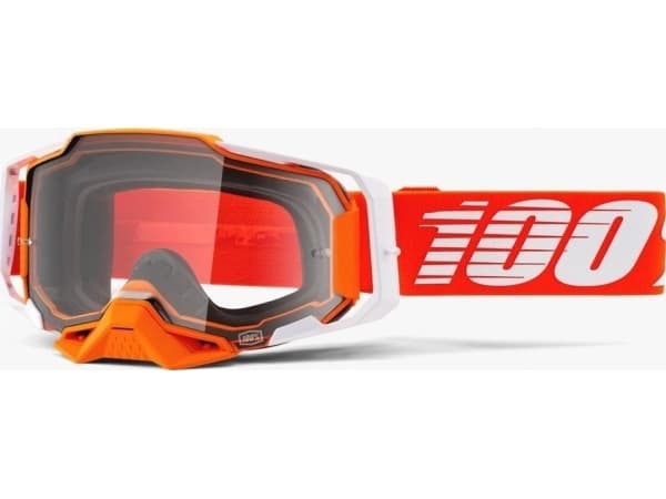 100 % Goggles 100 % ARMEGA Googgle REGAL Clear Lens (Anti-fog transparent linse, LT 88%-92%) (NY)