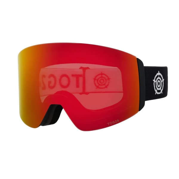 TOG24 Unisex Adult Magnetic Ski Goggles Orange/Blue/Brown Reddish One Size