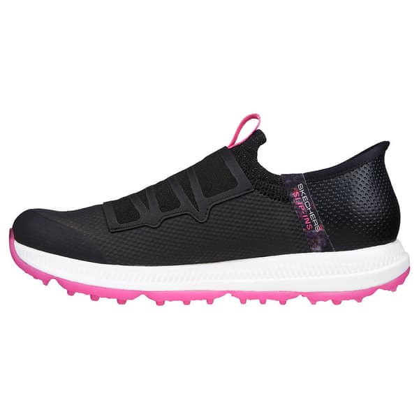 Skechers Golf Kvinna Golfskor Go Golf Elite 5 Slip ´in Svart,Rosa EU 39 1/2