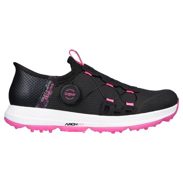 Skechers Golf Kvinde Golfsko Go Golf Elite 5 Slip ´in Sort,Rosa EU 37