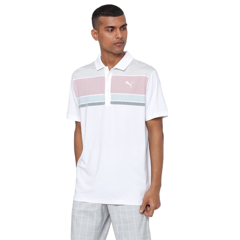 Puma Golf Road Map Polo Rapture Rose